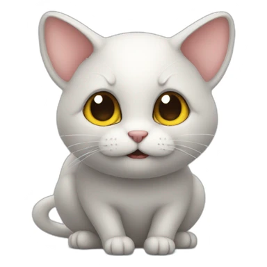 Chat sur souris sticker
