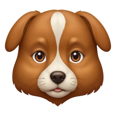 dog with eyes looking the opposite way sticker