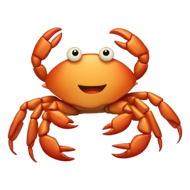 Crab in bikini  sticker