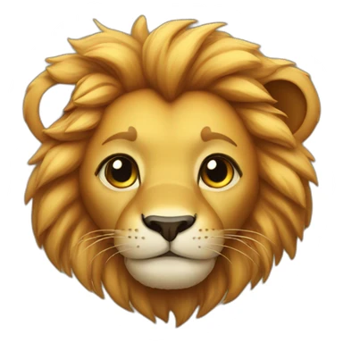 Cute little Lion  sticker