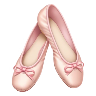 pastel pink ballet shoes sticker