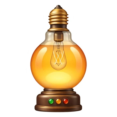 old school retro lighting sticker