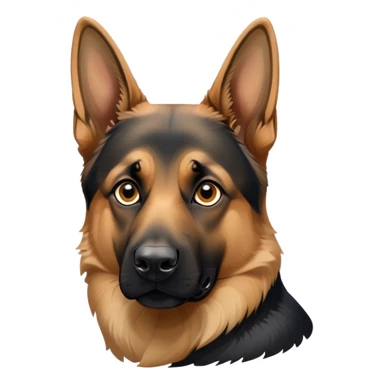 Dog pastor aleman sticker