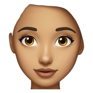 Ariana grande real face  sticker