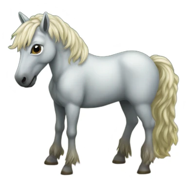 Cheval sur une fourmi sticker
