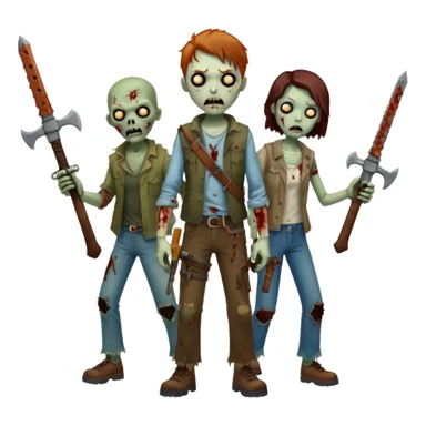 Call of duty Zombies con armas  sticker