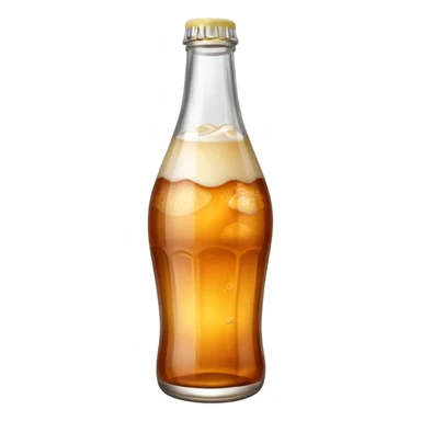 Cream soda bottle sticker