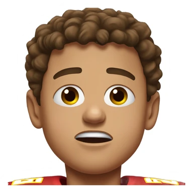 Patrick mahomes crying tears sticker