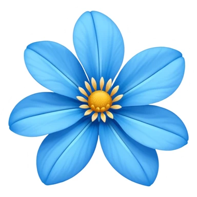 Flor azul sticker