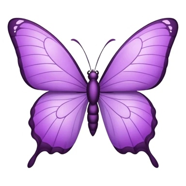 Borboleta lilás sticker