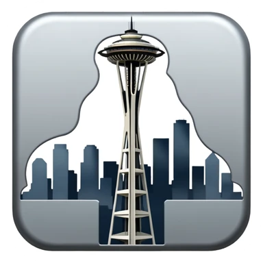 Seattle space needle sticker