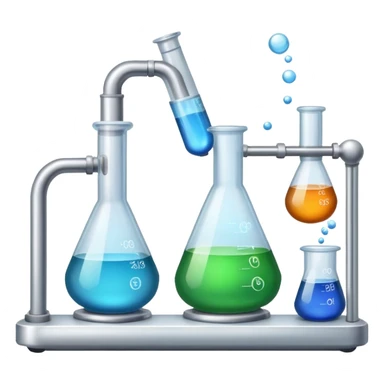 chemistry lab equipment sticker