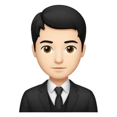 Designer website guy with professional dp please chnage hair color to black 
 sticker