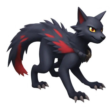 Nargacuga-Litten-Zoroark-Quiana full body sticker