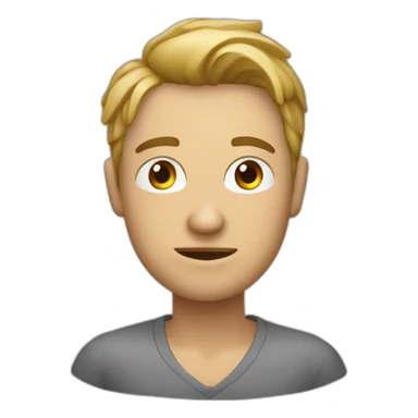 Persona que no sabe que decisión tomar, tiene dudas y salen signos de interrogación en su cabeza  sticker