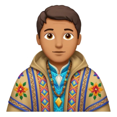 joseph from bible wearing coat of many colors sticker