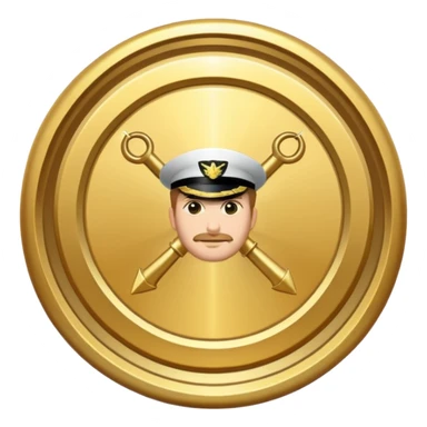 captain insignia sticker