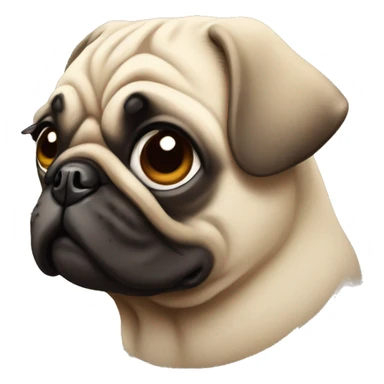 Pug Dog sticker