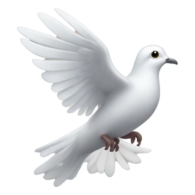 Dove of light sticker