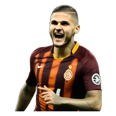 Galatasaray Mauro Icardi Goal Celebration Pose sticker