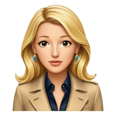 Blake lively, gossip girl show sticker