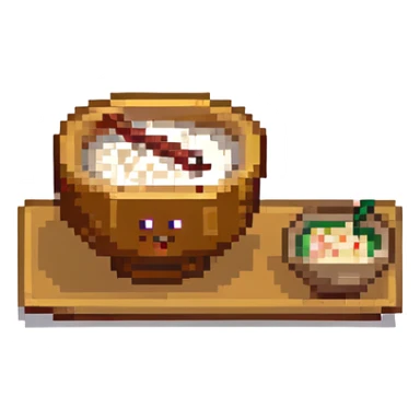 https://imgproxy.attic.sh/insecure/f:png/plain/https://attic.sh/7j7acxo9113cfbkf68fhhf7d1p28
This character is standing there holding a plate of rice and chopsticks sticker