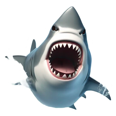 Shark attack  sticker