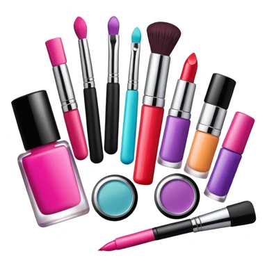 makeup products sticker