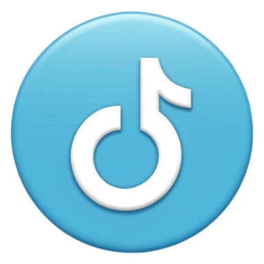 Tik tok logo sticker