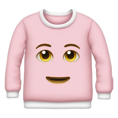 baby pink christmas jumper sticker