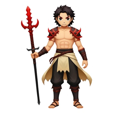 demon slayer full body  sticker