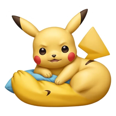 Pikachu dormido sticker