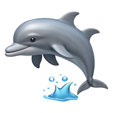 dolphin 3d sticker