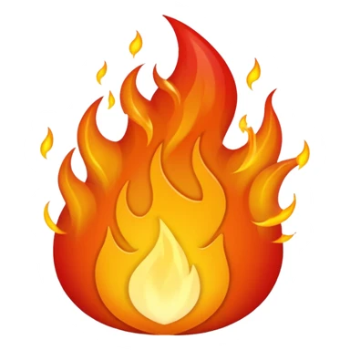 Fire element sticker
