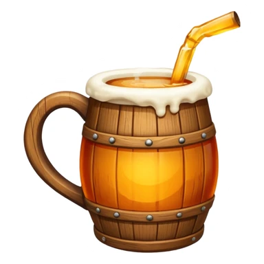 medieval colored drink in a mug sticker