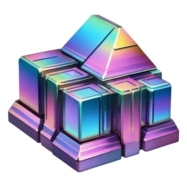 bismuth crystal sticker