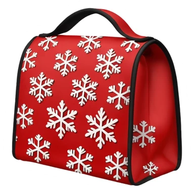 christmas lunch bag sticker