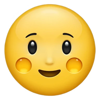 Mond ohne gesicht, gelb sticker