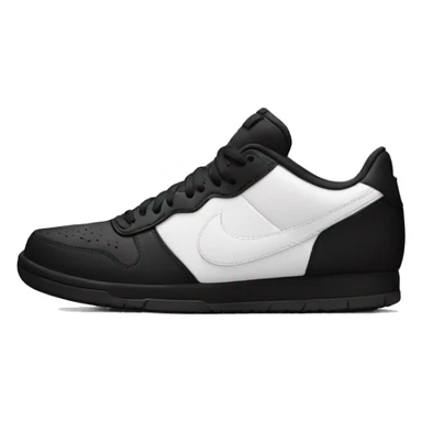 nike logo black sticker