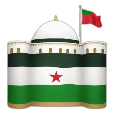 kabbah with algeria flag sticker
