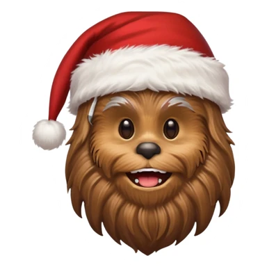 chewbacca santa sticker