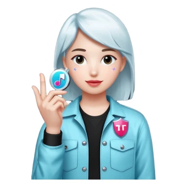 Asme la verificación de tiktok  sticker