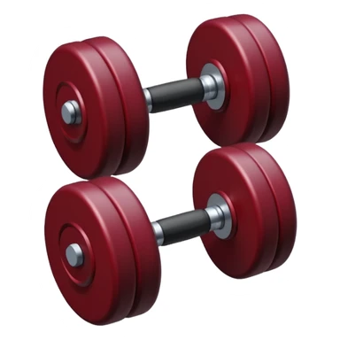 sticker de una pesa pequeña de color vino oscuro con rojo carmesí en full HD 4K sticker