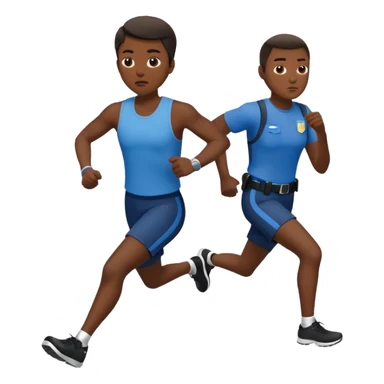 Hırsız polisi kovalıyor sticker