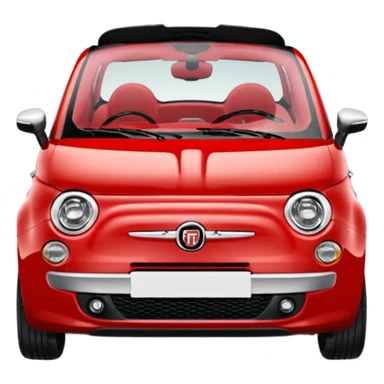 FIAT 500 1.0 HYBRID CABRIO rosso sticker