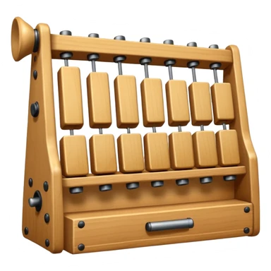 wooden glockenspiel instrument sticker