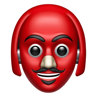 Money heist mask sticker