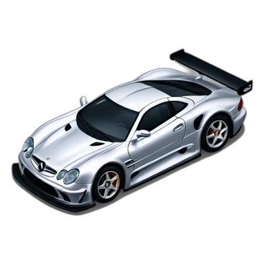 Mercedes CLK GTR Longtail sticker