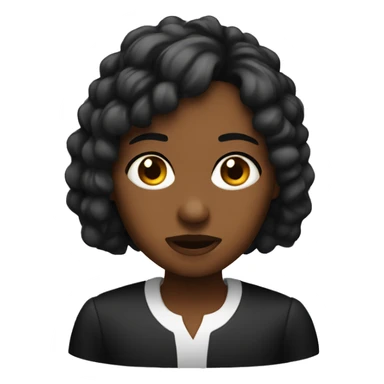 Judgemental girl sticker