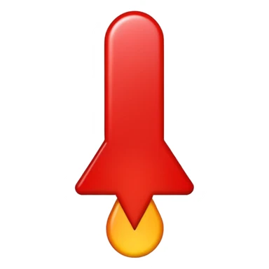 exclamation mark full red no face sticker